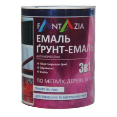 Грунт-емаль 3в1 Фантазія 2.8л червоно-коричнева Грунт-емаль 3в1 Фантазія 2.8л червоно-коричнева