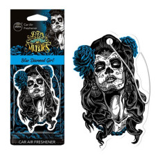 Ароматизатор Aroma Car Cellulose Dia De Los Muertos Biue Diamond Girl Ароматизатор Aroma Car Cellulose Dia De Los Muertos Biue Diamond Girl