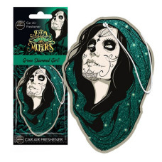 Ароматизатор Aroma Car Cellulose Dia De Los Muertos Green Diamond Girl Ароматизатор Aroma Car Cellulose Dia De Los Muertos Green Diamond Girl