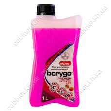 Антифриз Borygo Premium -37 G12/G12 плюс 1л червоний