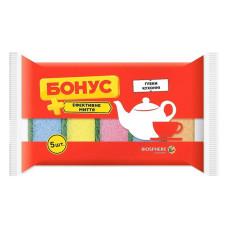 Губки кухонні Бонус 5 шт Губки кухонні Бонус 5 шт