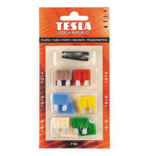 Запобіжник Tesla F222 євро 5А-25А 6шт з пінцетом