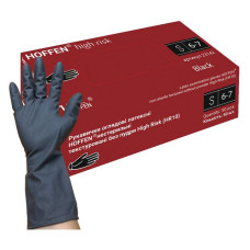 Рукавички Hoffen High risk латексні розмір S 25 пар Рукавички Hoffen High risk латексні розмір S 25 пар