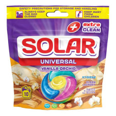 Капсули для прання Solar Universal VANILLA ORCHID 10шт Зіп Пакет Капсули для прання Solar Universal VANILLA ORCHID 10шт Зіп Пакет