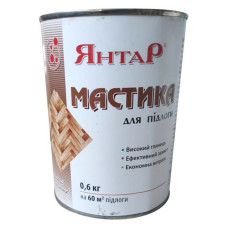 Мастика для підлоги Янтар 0.6кг безбарвн Мастика для підлоги Янтар 0.6кг безбарвн