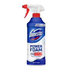 Спрей-піна Domestos для чищення унітазу та ванни Арктична свіжість 435мл Спрей-піна Domestos для чищення унітазу та ванни Арктична свіжість 435мл