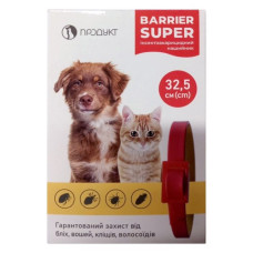 Нашийник антиблошиний Бар'єр для котів 32.5см червоний Нашийник антиблошиний Бар'єр для котів 32.5см червоний