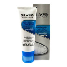 Крем-фарба для взуття Silver Intensive в тюбику 75мл біла Крем-фарба для взуття Silver Intensive в тюбику 75мл біла