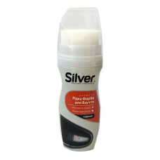 Рідка крем-фарба для взуття Silver Pro чорна 75мл Рідка крем-фарба для взуття Silver Pro чорна 75мл