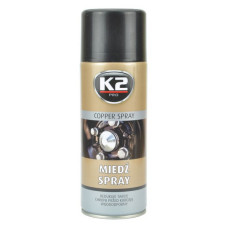 Мастило K2 мідне PRO COPPER SPRAY аерозоль 400мл Мастило K2 мідне PRO COPPER SPRAY аерозоль 400мл