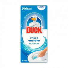Стікер чистоти для унітазу Duck Гігієна і білизна Морський 3шт Стікер чистоти для унітазу Duck Гігієна і білизна Морський 3шт
