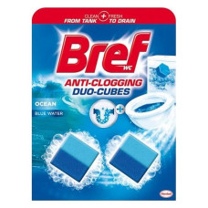 Чистячі кубики для унітазу Bref Duo-Cubes 2х50г Чистячі кубики для унітазу Bref Duo-Cubes 2х50г