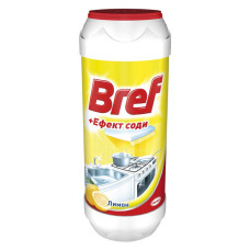 Порошок для чищення Bref Ефект соди Лимон 500г Порошок для чищення Bref Ефект соди Лимон 500г