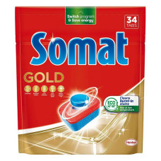 Таблетки для посудомийних машин Somat Gold 34шт Таблетки для посудомийних машин Somat Gold 34шт