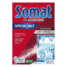 Сіль для миття посуду в посудомийній машині Somat Потрійна дія 1.5кг Сіль для миття посуду в посудомийній машині Somat Потрійна дія 1.5кг