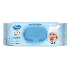 Серветки вологі Smile Baby з екстрактом ромашки і алое 100шт Серветки вологі Smile Baby з екстрактом ромашки і алое 100шт