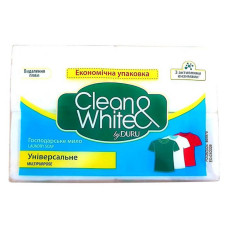Мило господарське Duru Clean & White універсальне 4х120г Мило господарське Duru Clean & White універсальне 4х120г