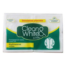 Мило господарське Duru Clean & White відбілюючий 4х120г Мило господарське Duru Clean & White відбілюючий 4х120г