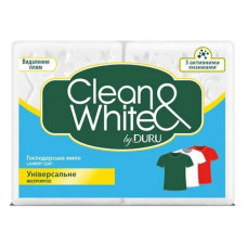 Мило господарське Duru Clean & White універсальне 2х120г Мило господарське Duru Clean & White універсальне 2х120г