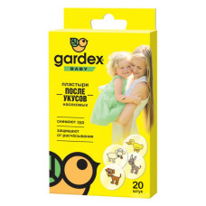 Пластирі після укусів Gardex Baby 20шт Пластирі після укусів Gardex Baby 20шт