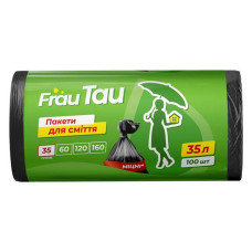 Пакети сміттєві Frau Tau HD 35л 100шт Пакети сміттєві Frau Tau HD 35л 100шт
