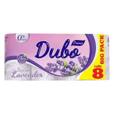 Туалетний папір Диво Tosсana Lavender 3 шари білий 8 шт
