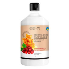 Шампунь-блиск Bioton Cosmetics Відновлюючий з медом і касторовою олією з брусницею 1л Шампунь-блиск Bioton Cosmetics Відновлюючий з медом і касторовою олією з брусницею 1л