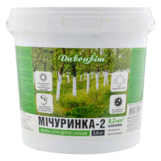 Фарба для садових дерев Дивоцвіт Мічурінка-2 готова 2.8кг біла Фарба для садових дерев Дивоцвіт Мічурінка-2 готова 2.8кг біла