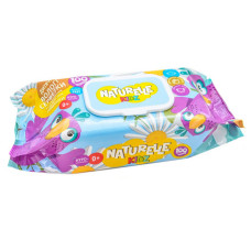 Серветки вологі дитячі Naturelle Kidz Ромашка 100шт Серветки вологі дитячі Naturelle Kidz Ромашка 100шт
