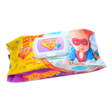 Серветки вологі Super Baby SuperPack Ромашка і Aлое Вера 120шт Серветки вологі Super Baby SuperPack Ромашка і Aлое Вера 120шт