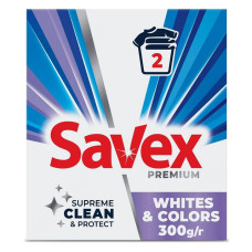Пральний порошок автомат Savex Premium Whites & Colors 300г Пральний порошок автомат Savex Premium Whites & Colors 300г