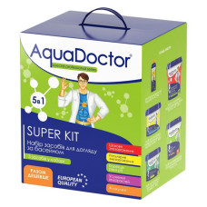Набір хімії для басейну AquaDOCTOR Super Kit 5в1 Набір хімії для басейну AquaDOCTOR Super Kit 5в1