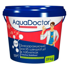 Хлор для басейну AquaDOCTOR швидкої дії Шок 1 кг таблетки 20г Хлор для басейну AquaDOCTOR швидкої дії Шок 1 кг таблетки 20г