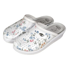 Сабо жіночі Адако ортопедичні шкіряні розмір 39 малюнок квіти Сабо жіночі Адако ортопедичні шкіряні розмір 39 малюнок квіти