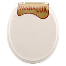 Сидіння для унітазу м'яке Vanna Lux без малюнку кремове Сидіння для унітазу м'яке Vanna Lux без малюнку кремове
