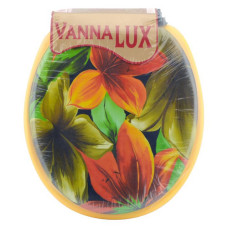 Сидіння для унітазу м'яке Vanna Lux оранжеве Сидіння для унітазу м'яке Vanna Lux оранжеве