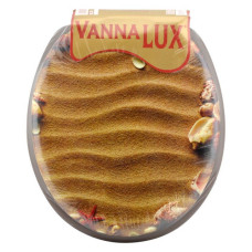 Сидіння для унітазу м'яке Vanna Lux темно-коричневе Сидіння для унітазу м'яке Vanna Lux темно-коричневе