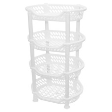 Етажерка Efe Plastics пластикова 3 яруси 300х410х510мм біла Етажерка Efe Plastics пластикова 3 яруси 300х410х510мм біла