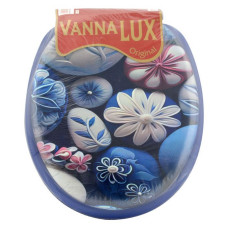 Сидіння для унітазу м'яке Vanna Lux темно-син Сидіння для унітазу м'яке Vanna Lux темно-син