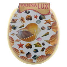 Сидіння для унітазу м'яке Vanna Lux шампань Сидіння для унітазу м'яке Vanna Lux шампань