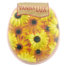 Сидіння для унітазу Vanna Lux м'яке бежеве Сидіння для унітазу Vanna Lux м'яке бежеве