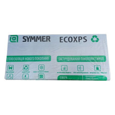 Екструдований пінополістирол Symmer ECOXPS 50х550х1200 5.28м.кв 8шт Екструдований пінополістирол Symmer ECOXPS 50х550х1200 5.28м.кв 8шт