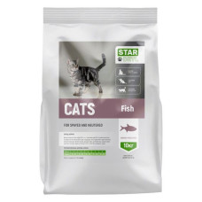 Сухий корм StarDeyl Cats Fish для стерилізованих котів Риба 10кг Сухий корм StarDeyl Cats Fish для стерилізованих котів Риба 10кг
