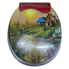 Сидіння для унітазу м'яке Vanna Lux світло-сіре Сидіння для унітазу м'яке Vanna Lux світло-сіре