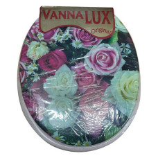 Сидіння для унітазу м'яке Vanna Lux світло-коричневе Сидіння для унітазу м'яке Vanna Lux світло-коричневе