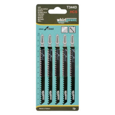 Пилки для електро лобзика Whirpower T344D 5ш Пилки для електро лобзика Whirpower T344D 5ш
