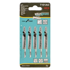 Пилки для електро лобзика Whirpower T101АО 5шт Пилки для електро лобзика Whirpower T101АО 5шт