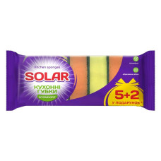 Губки кухонні Solar Standard 7шт Губки кухонні Solar Standard 7шт