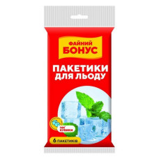Пакетики для льоду Файний бонус 144шт Пакетики для льоду Файний бонус 144шт