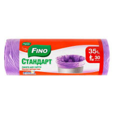 Пакети для сміття Fino стандарт 35л 30шт Пакети для сміття Fino стандарт 35л 30шт